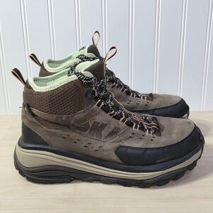 Hoka One One Tor Summit Mid WP Womens Leather Hiking Ankle Boots Size 7.5